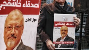 Demonstartion für Jamal Khashoggi vor dem saudischen Konsulat in Istanbul