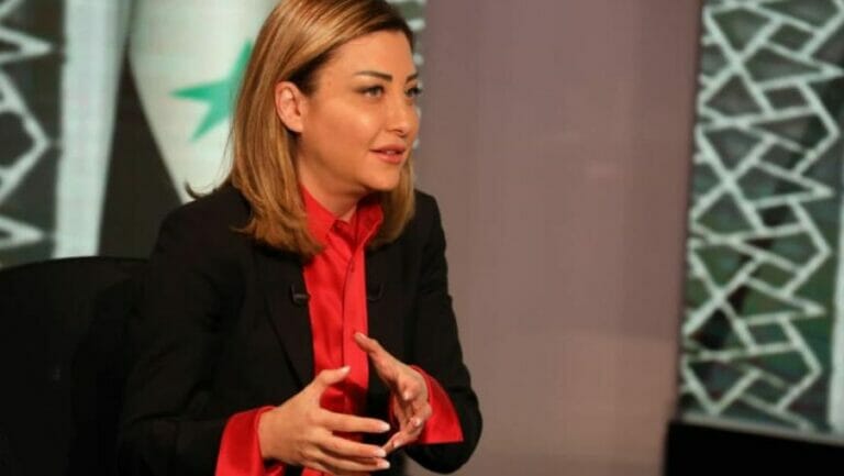 Die Sonderberaterin des syrischen Präsidenten, Luna Al-Shebel