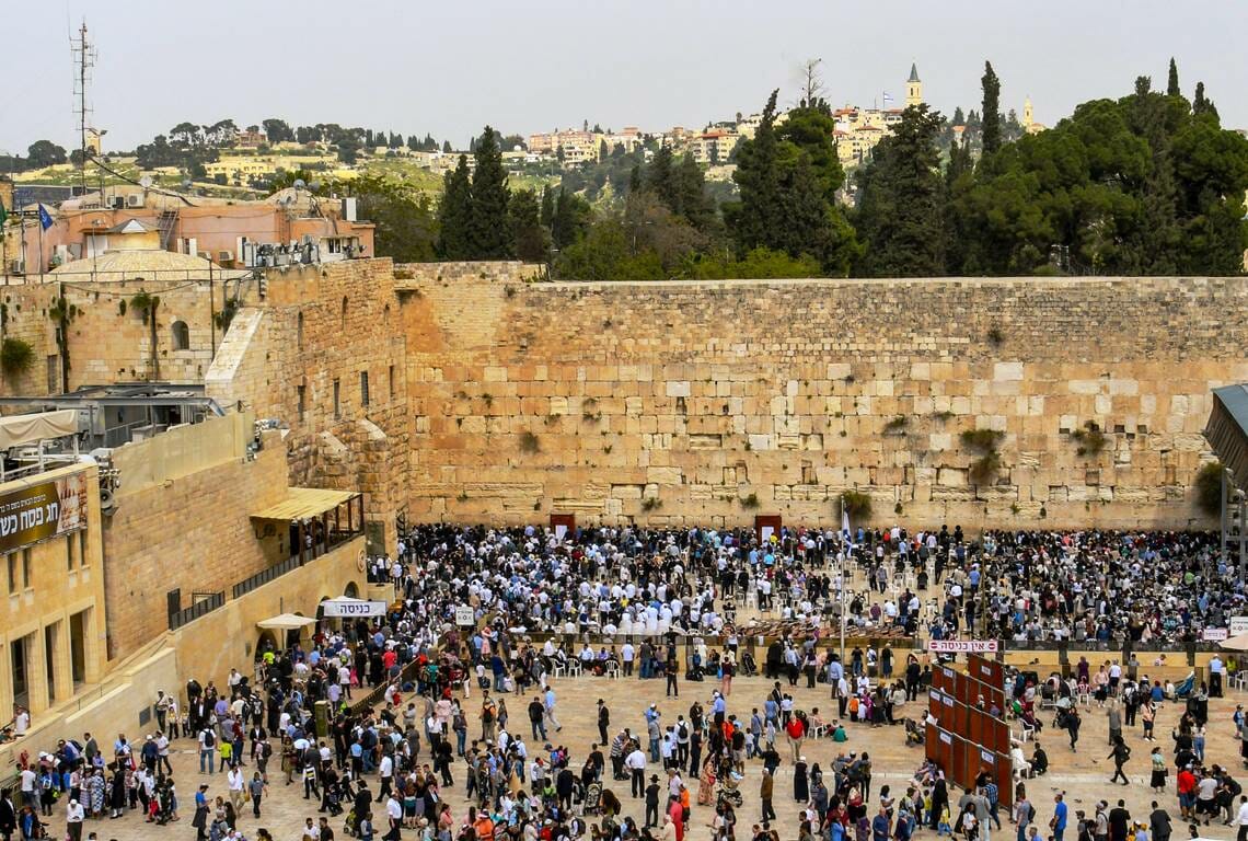 Hat laut palästinensischen Schulbüchern nichts mit Juden zu tun: die Klagemauer in Jerusalem. (© imago images/Winfried Rothermel)