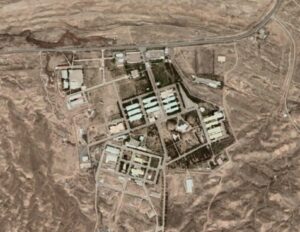 Der Militärstützpunkt Parchin. (Quelle: Google Earth)