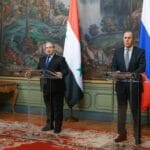 Syriens Außenminister Mekdad und sein russischer Amtskollege Lawrow