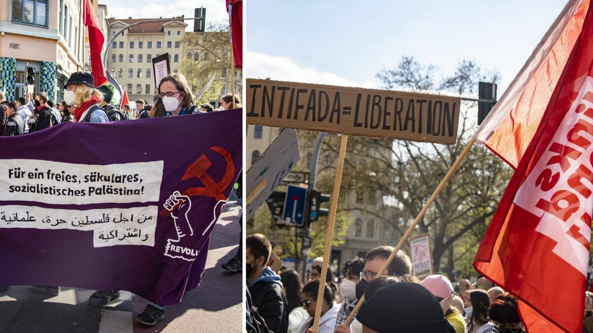 Initfada bis zum Sozialismus: Berliner Linksjugend marschiert gegen Israel