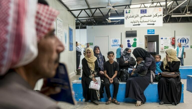 UNHCR-Flüchtlingalager Al Zaatari in Jordanien