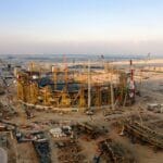 Baustelle des Lusail-Stadions in Katar. (© imago images/MIS)