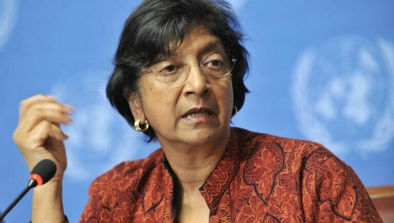 Vorsitzende der Independent International Commission of Inquiry des UNHRC, Navi Pillay