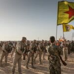 Kämpfer der kurdisch geführten SDF im Norden Syriens