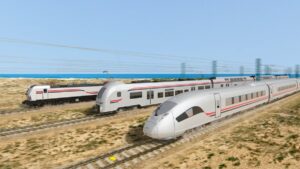 Das geplante Siemens Mobility High-Speed Eisenbahnsystem in Ägypten.