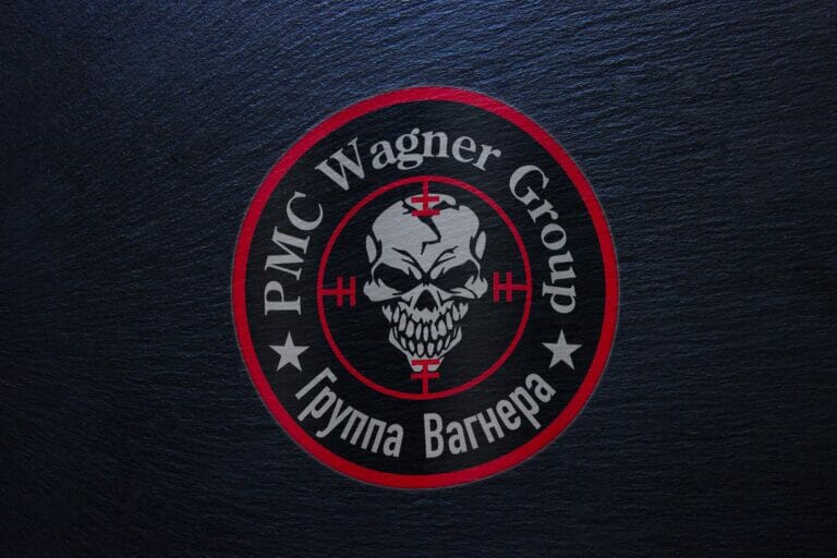 Das Logo der Gruppe Wagner. (© imago images/iamgebroker)