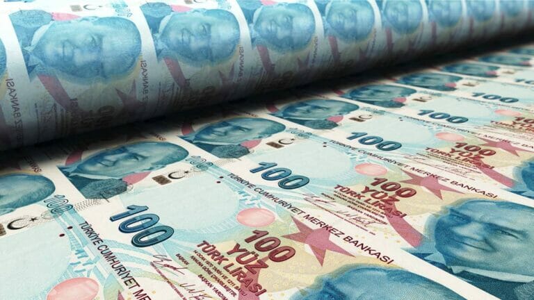 Wegen der galoppierenden Inflation ist die türkische Lira nur mehr eine »Schrottwährung«. (© imago images/IlluPics)