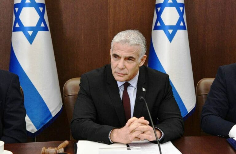 Der israelische Premierminister, Yair Lapid. (© imago images/ZUMA Wire)