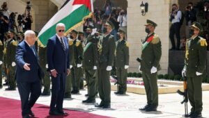 Nach seinem Besuch in Ostjerusalem reiste Biden nach Bethlehem zu einem Treffen mit Abbas