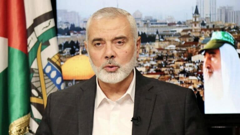 Der Chef des Hamas-Politbüros Ismail Haniyeh