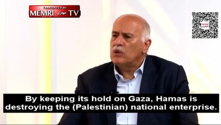 Der Sekretär des Fatah-Zentralkomitees Jibril Rajoub