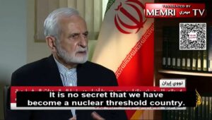 Kamal Kharazi, außenpolitischer Berater von Irans Oberstem Führer Ayatollah Ali Khamenei