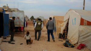 Flüchtlingslager für Binnenvertriebene in Syrien
