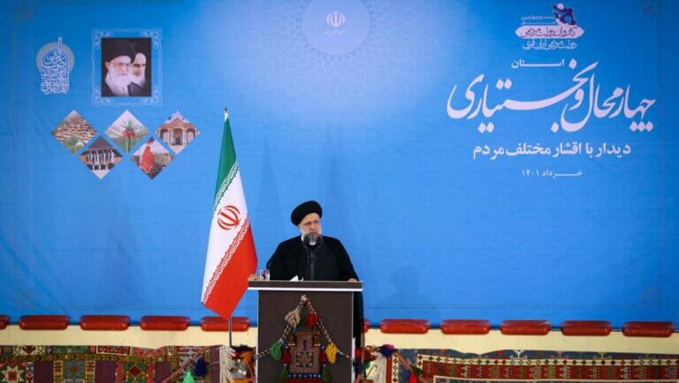 Präsident Raisi sagt bei Rede, Resolutionen der UN-Atomaufsichtsbehörde werden den Iran nicht stoppen