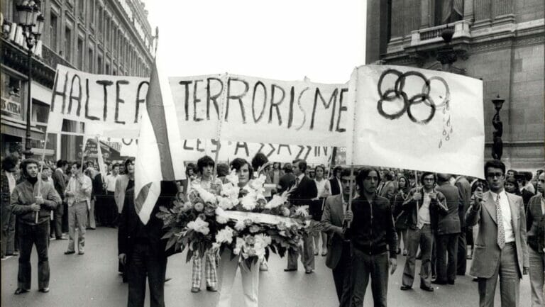 Jüdische Demonstration in Paris nach dem Münchner Massaker 1972