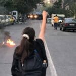 Proteste in Teheran gegen die Ermordung von Mahsa Amini durch die iranische Moralpolizei