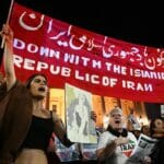 Solidaritätsdemonstration für die iranischen Proteste in Australien