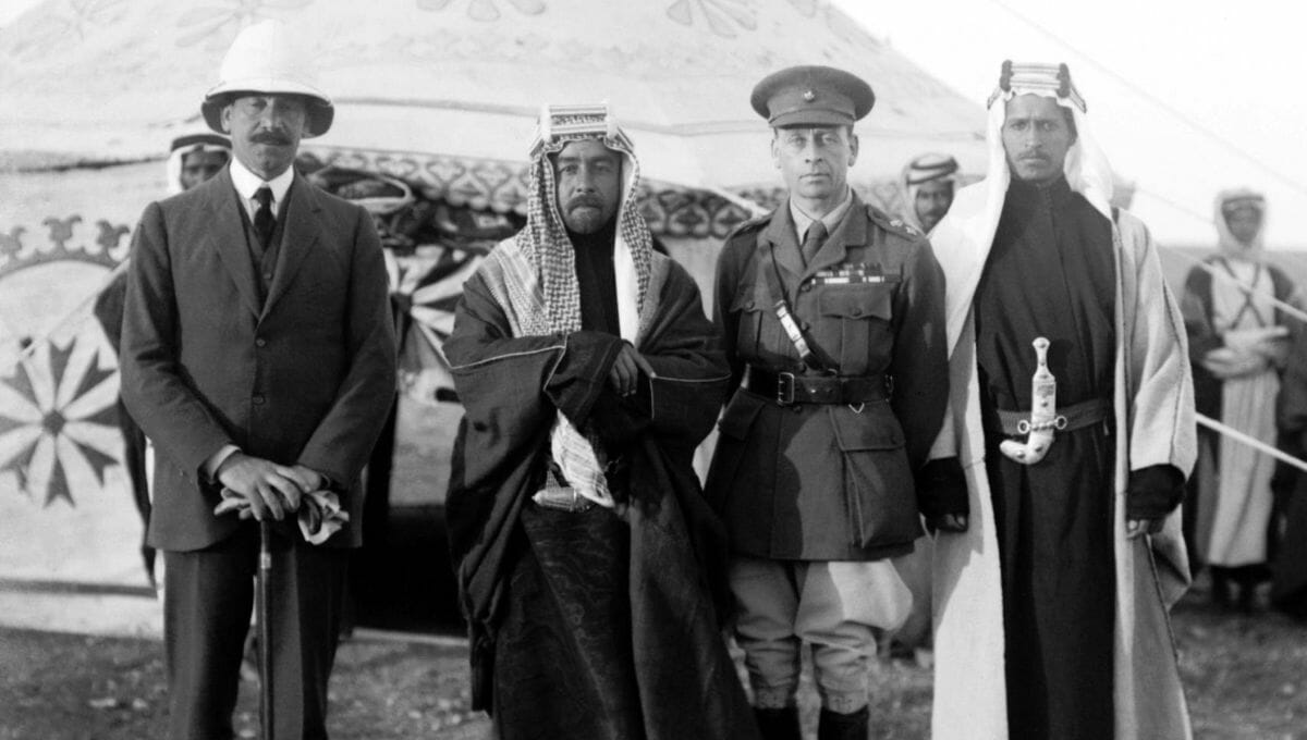 Abdullah bin al-Hussein wurde von den Briten 1921 zum Emir von Transjordanien gemacht