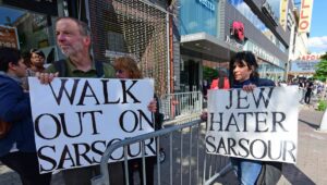Protest gegen Auftritt von Linda Sarsour in New York