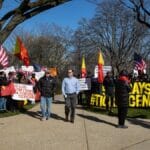 Sympathisanten der Volksbefreiungsfront von Tigray demonstrieren in Washington
