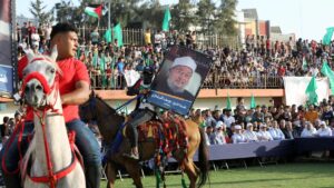 Auch die Hamas gedenkt des verstorbenen geistlichen Führers der Muslimbruderschaft, Youssef al-Qaradawi