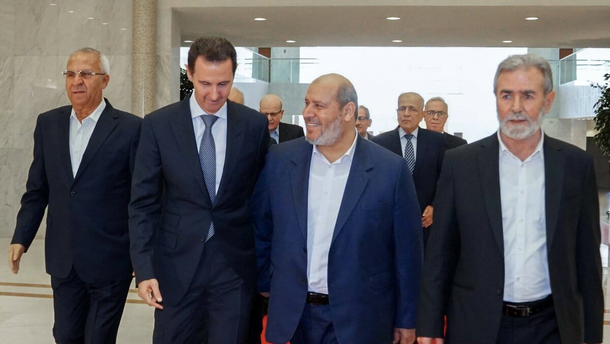 Syriens Assad empfängt den für die arabsichen Beziehungen zuständige Hamas-Funktionär Khalil al-Hayya