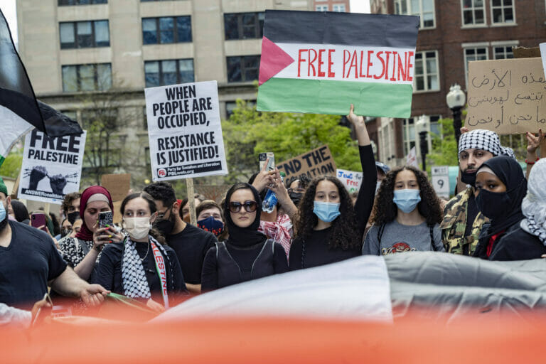 Antisemitische Demonstration in Boston