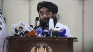 Chefsprecher der afghanischen Taliban-Führung Zabihullah Mujahid