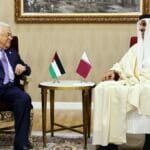 Mahmud Abbas und der Emir von Katar