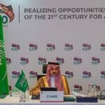 Der saudische Außenminister Faisal bin Fahrbahn
