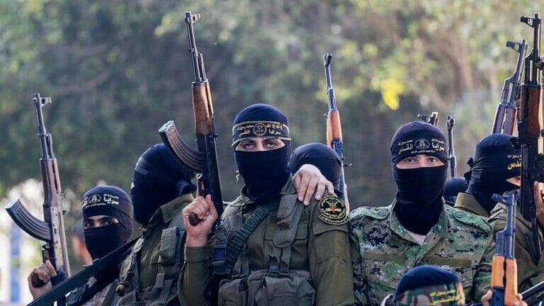 Kämpfer der vom Iran unterstützten Terrorgruppe Palästinensischer Islamischer Jihad
