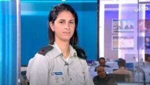 IDF-Majorin Ella Waweya in Israels arabischsprachigem TV-Sender Makan 33