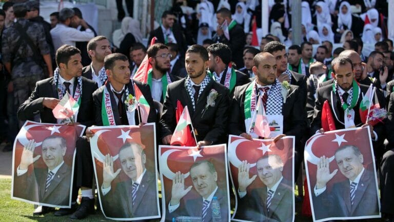 Die Hamas feiert den türkischen Präsidenten Erdogan