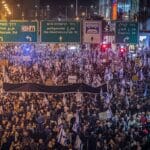 Demonstration in Tel Aviv gegen die Pläne der Regierung für eine Justizreform