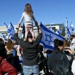 Demonstration gegen die geplante Justizreform vor Israels Oberstem Gericht in Jerusalem