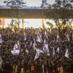Demonstration in Tel Aviv gegen die geplante Justizreform der Regierung Netanjahu
