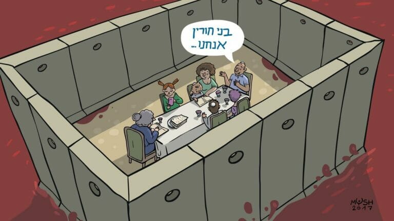»Wir sind ein freies Volk«: CNN publiziert Karikatur eines Pessach-Seders in einem Meer von Blut