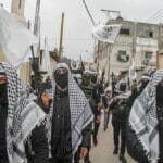 Bewaffnete Anhänger terroristischer Gruppierungen in Nablus