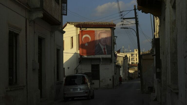 Erdogan-Porträt in der »Türkischen Republik Nordzypern«