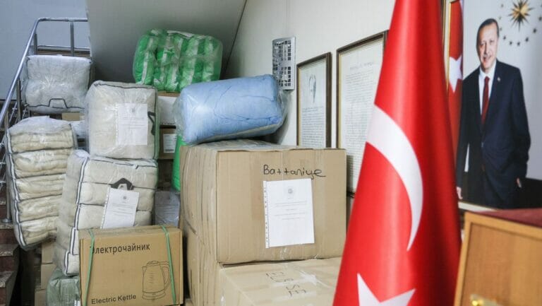 Humanitäre Hilfe für die vom Erdbeben betroffenen Teile der Türkei