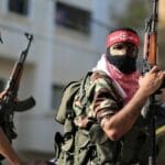 Kämpfer der Volksfront für die Befreiung Palästinas (PFLP)