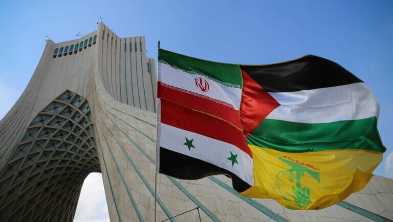 Die Islamische Republik Iran erhebt Anspruch auf Irak, Libanon und Palästinensergebiete