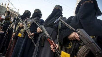 Fraueneinheit der iranisch kontrollierten Terrororganisation Palästinensischer Islamischer Dschihad