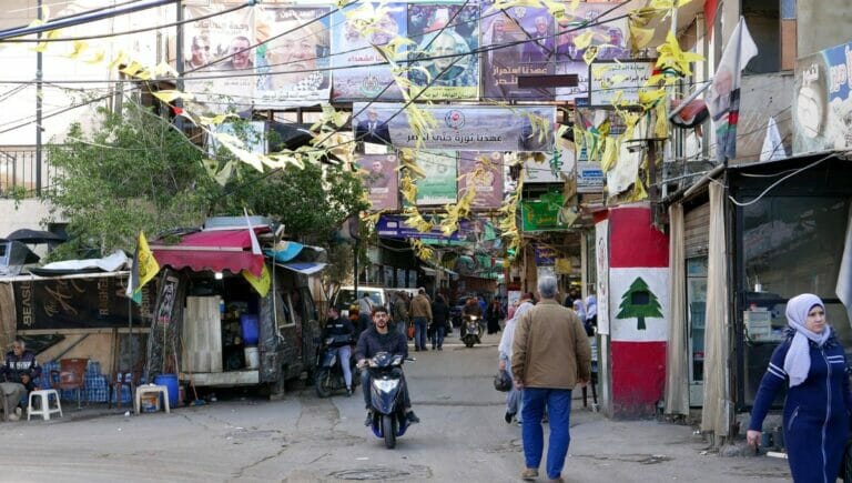 Palästinensisches Flüchtlingslager im Libanon