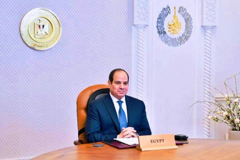 Ägyptens Präsident Abdel Fatah as-Sisi. (© imago images/APAimages)