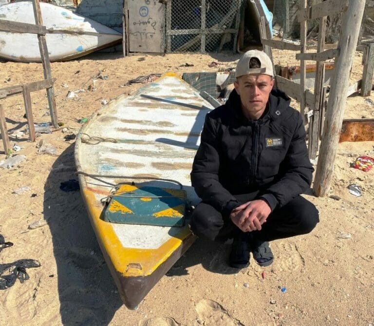 Mohammed ist nur einer von vielen Fischern im Gazastreifen, die über die Belastungen durch die Hamas klagen. (Quelle: Mohammed Altlooli)