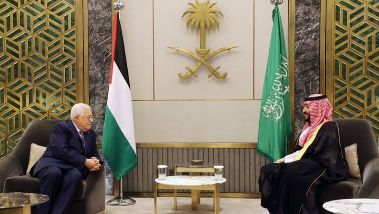 Zeitgleich mit der Hamas-Delegation war auch PA-Präsident Mahmud Abbas zu Besuch in Saudi-Arabien