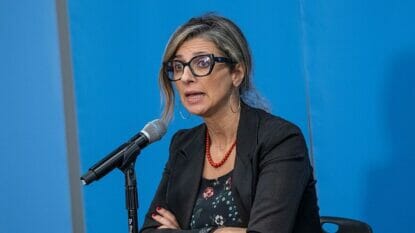 Die UN-Sonderberichterstatterin für die besetzten palästinensischen Gebiete, Francesca Albanese